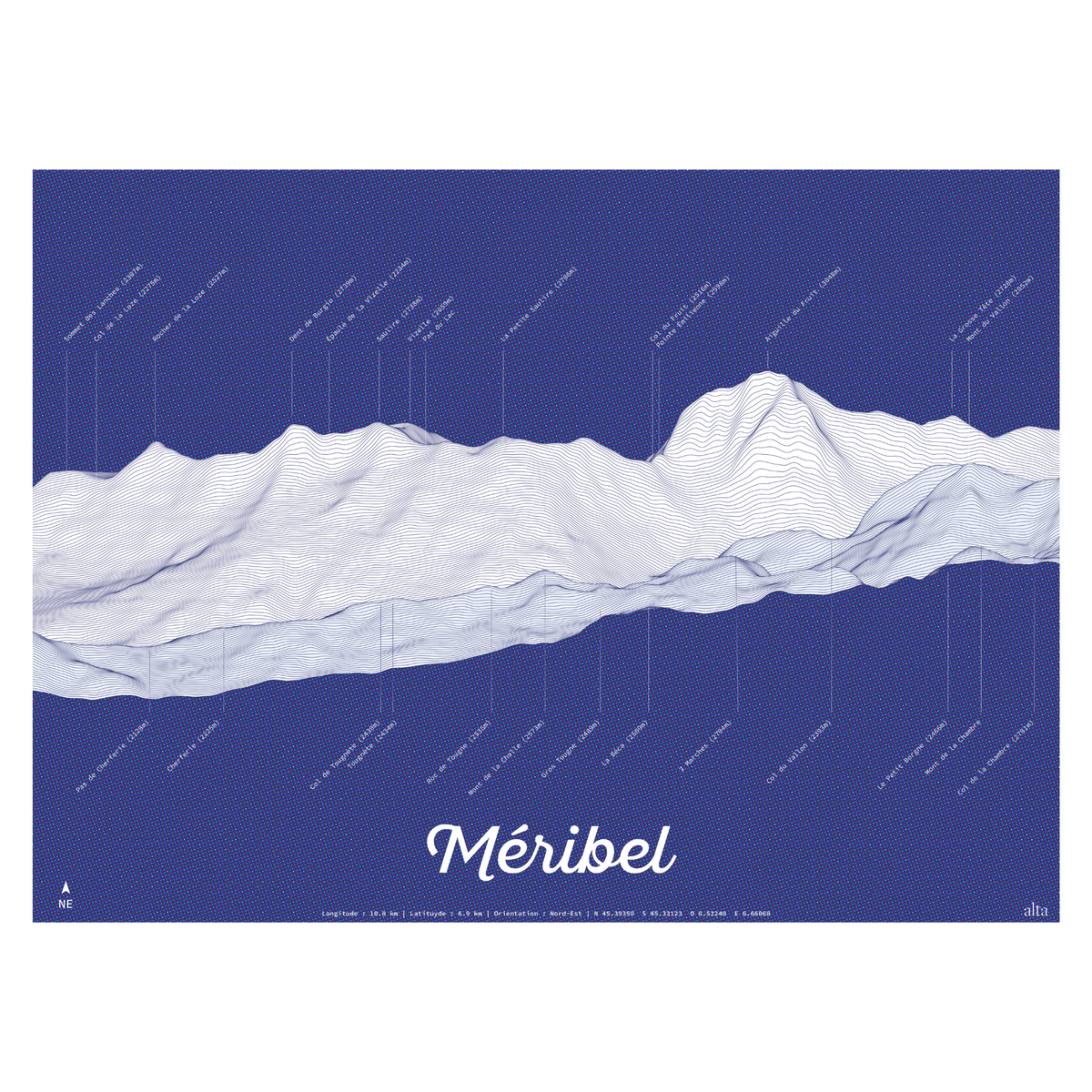 Les crêtes de Méribel